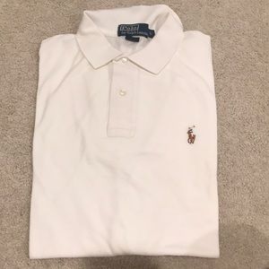 White polo shirt